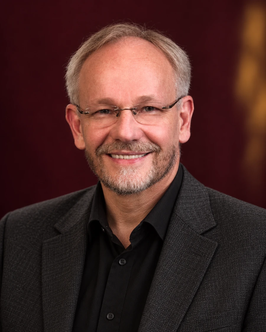 Prof. Dr. med. Dr. phil. Henrik Walter - KI-gestaltetes Porträt