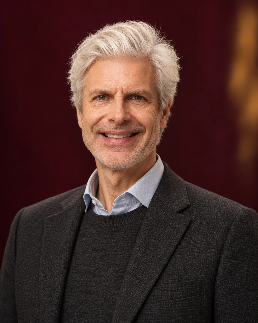 Univ.-Prof. Dr. med. Tobias Esch - KI-gestaltetes Porträt